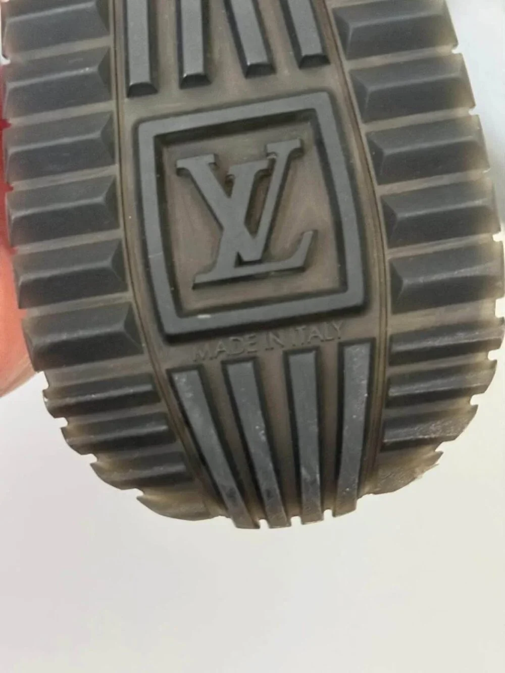 Louis Vuitton Run Away Sneakers Monogram Denim White Blue Size 37 Authentic